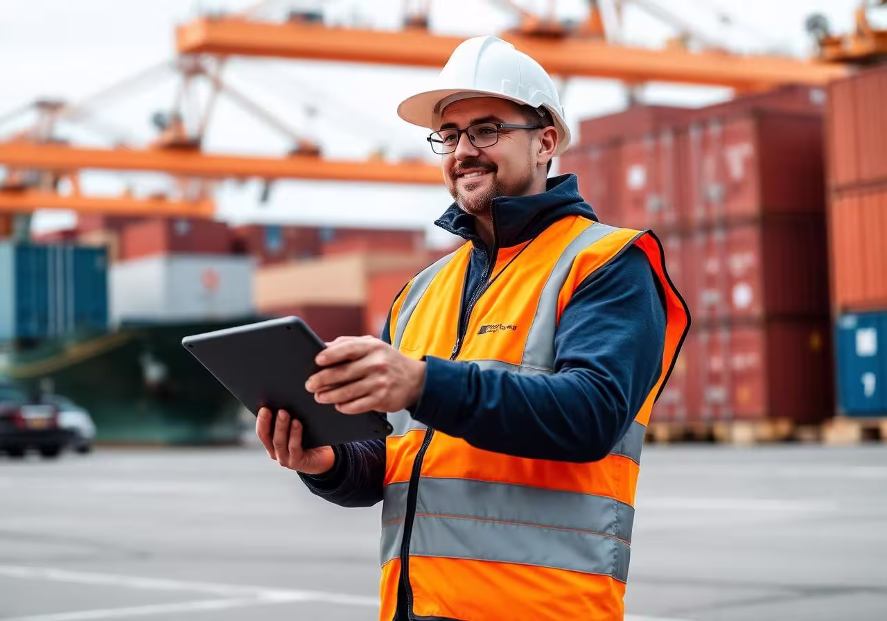 EliteAxis logistics operations team at port